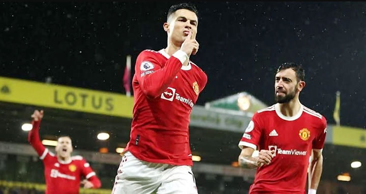 রোনালদোর গোলে কষ্টার্জিত জয় ম্যান ইউর