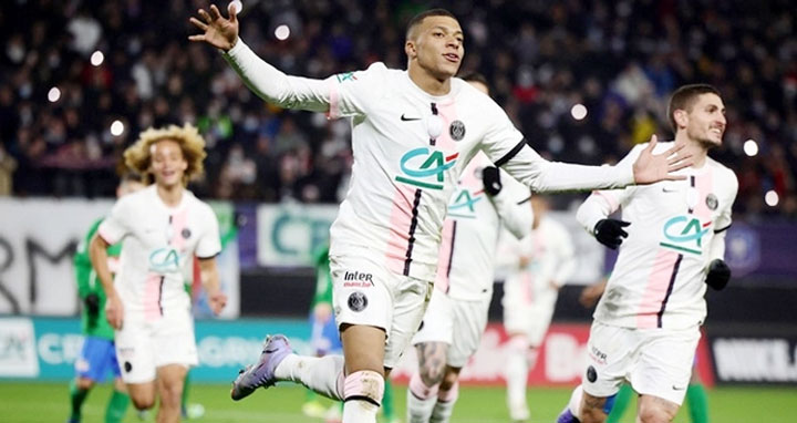 এমবাপের নৈপুণ্যে ফরাসি কাপে শুভসূচনা পিএসজির