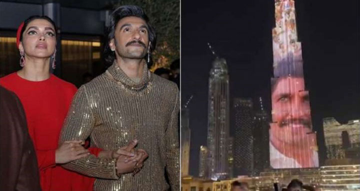 বুর্জ খলিফায় দীপিকা-রণবীরের সিনেমার ট্রেলার