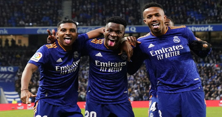 সোসিয়েদাদকে হারিয়ে ধরাছোঁয়ার বাইরে রিয়াল