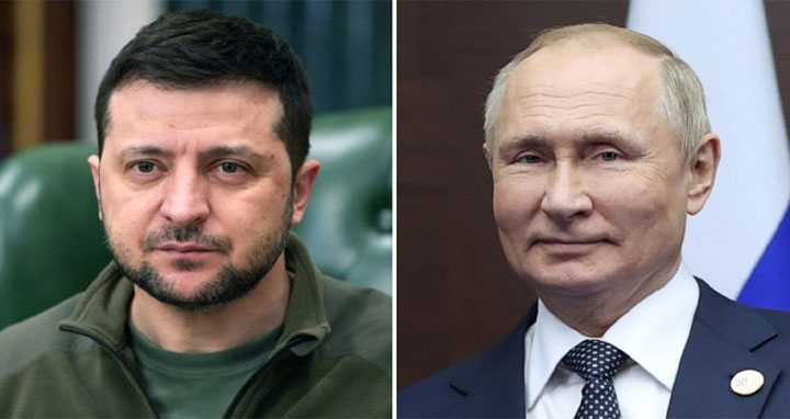 জেলেনস্কি ও পুতিনের মধ্যে আলোচনা অসম্ভব : ক্রেমলিন