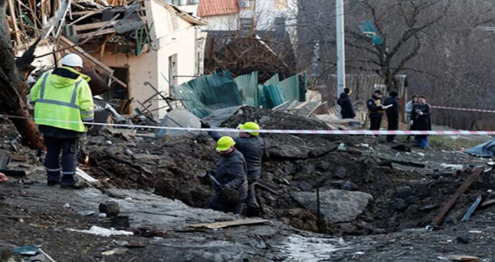 বছরের প্রথম দিনেই কিয়েভে ভয়াবহ হামলা