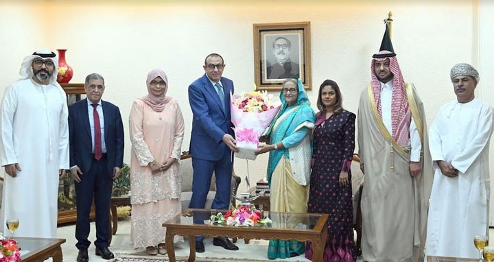 ফিলিস্তিনিদের পাশে দাঁড়াতে মুসলিম উম্মাহর প্রতি আহ্বান প্রধানমন্ত্রীর