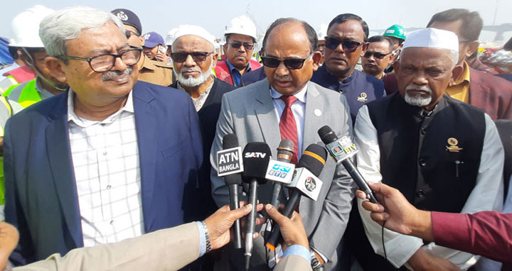 নির্দিষ্ট সময়েই শেষ হবে বঙ্গবন্ধু রেলসেতু নির্মাণ : রেলমন্ত্রী