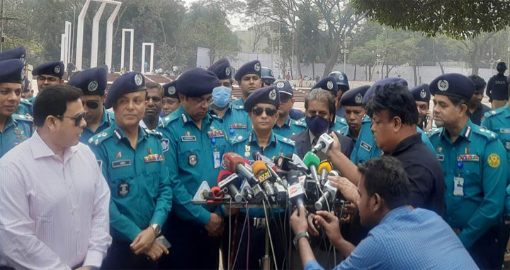 একুশে ফেব্রুয়ারি ঘিরে জঙ্গি হামলার হুমকি নেই : ডিএমপি কমিশনার