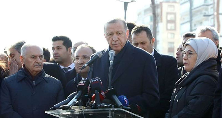 এবারের ভূমিকম্প ১৯৯৯ সালের চেয়েও বেশি শক্তিশালী : এরদোয়ান