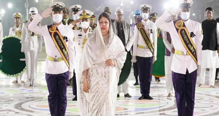 ভাষা শহিদদের প্রতি স্পিকারের শ্রদ্ধা