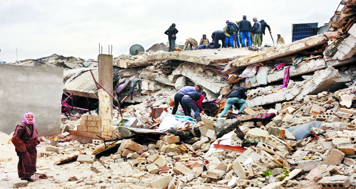 তুরস্ক-সিরিয়ায় ভূমিকম্পে মৃত্যু ৩৭ হাজার ছাড়াল