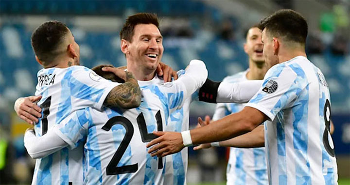 উৎসবের রাত জয়েই রাঙাল আর্জেন্টিনা