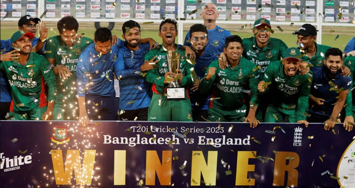 বিশ্ব চ্যাম্পিয়নদের ‘বাংলাওয়াশ’ করে টাইগারদের সিরিজ জয়