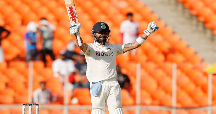 ১২০৬ দিন পর সেঞ্চুরিখরা ঘুচল কোহলির