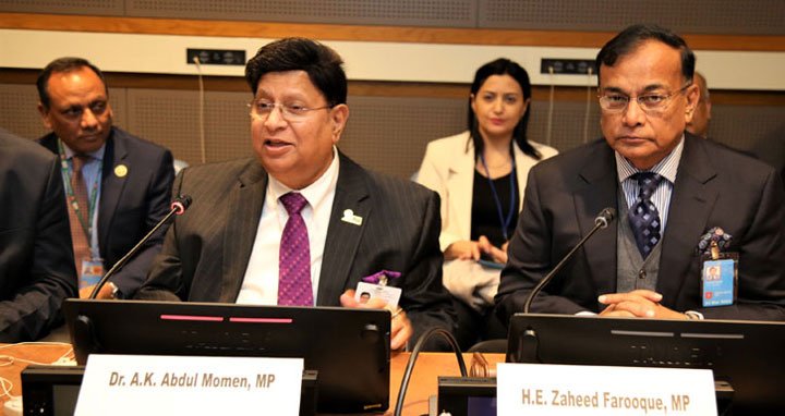 টেকসই পানি ব্যবস্থাপনা চাই : পররাষ্ট্রমন্ত্রী