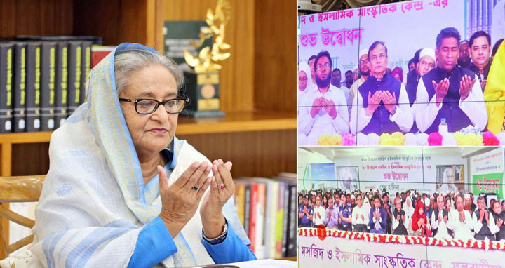 আরও ৫০টি মডেল মসজিদ উদ্বোধন করলেন প্রধানমন্ত্রী