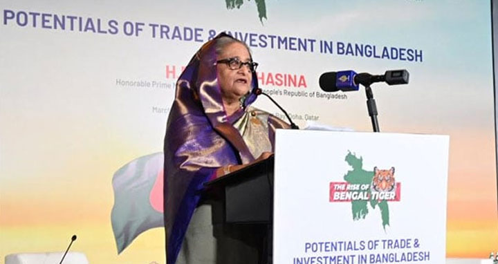 বাংলাদেশ-কাতার বিজনেস ফোরাম গঠনের আহ্বান প্রধানমন্ত্রীর