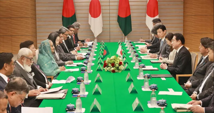 বাংলাদেশ-জাপান ৮ চুক্তি ও সমঝোতা স্মারক সই