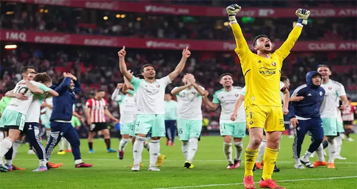 অ্যাথলেটিককে বিদায় করে কোপার ফাইনালে ওসাসুনা