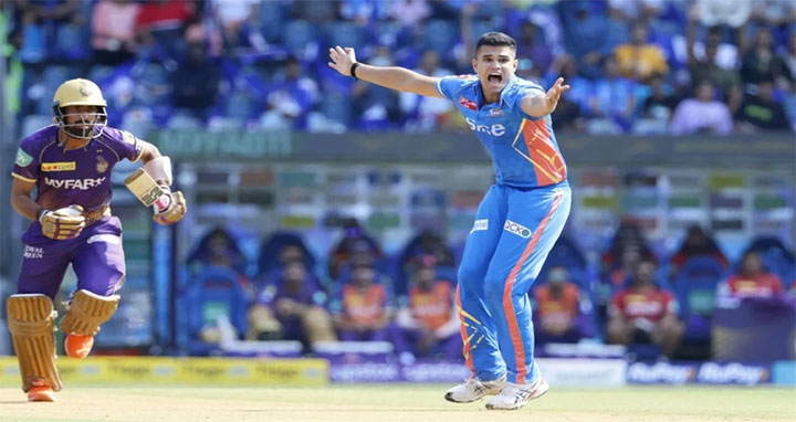 আইপিএলে শচীনপুত্রের অভিষেক