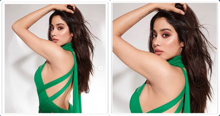 আবেদনময়ী রূপে জাহ্নবী কাপুর