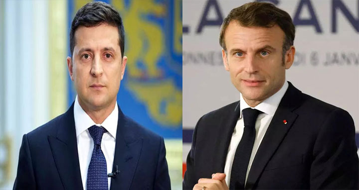 চীন সফর নিয়ে ম্যাক্রোঁর সঙ্গে আলোচনা জেলেনস্কির