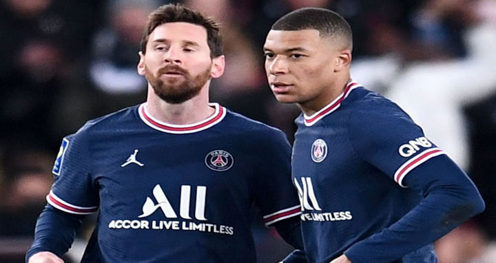 ইউরোপিয়ান গোল্ডেন বুটের দৌড়ে কোথায় দাঁড়িয়ে মেসি-এমবাপ্পে