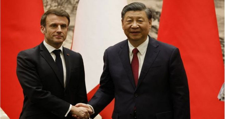 ‘রাশিয়ার হুঁশ ফেরাতে’ চীনের ভরসায় ফ্রান্স