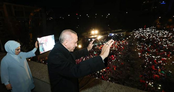 তুরস্কের নির্বাচনে গণতন্ত্র ‘বিজয়ী’ হয়েছে : এরদোয়ান