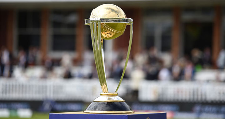 টেস্ট চ্যাম্পিয়নশিপের ফাইনাল চলাকালীন বিশ্বকাপ সূচি ঘোষণা