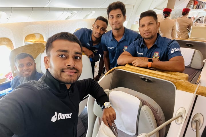 ইংল্যান্ডের পথে টাইগারদের দ্বিতীয় বহর, নেই লিটন