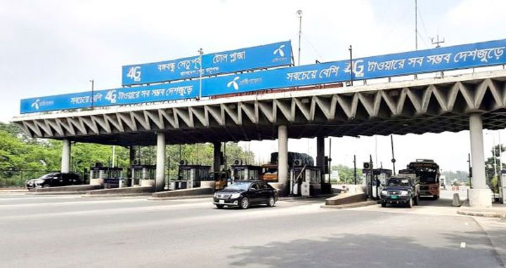 ২৪ ঘণ্টায় বঙ্গবন্ধু সেতুতে ৩ কোটি ২৫ লাখ টাকা টোল আদায়