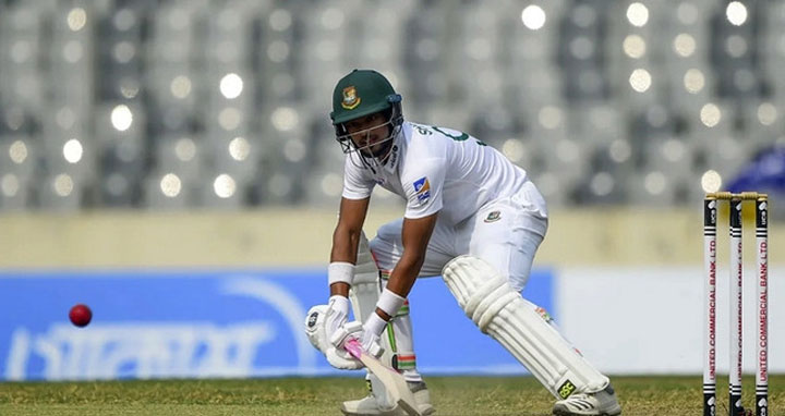 ধাক্কা সামলে শান্ত-জয়ের জুটিতে এগোচ্ছে বাংলাদেশ