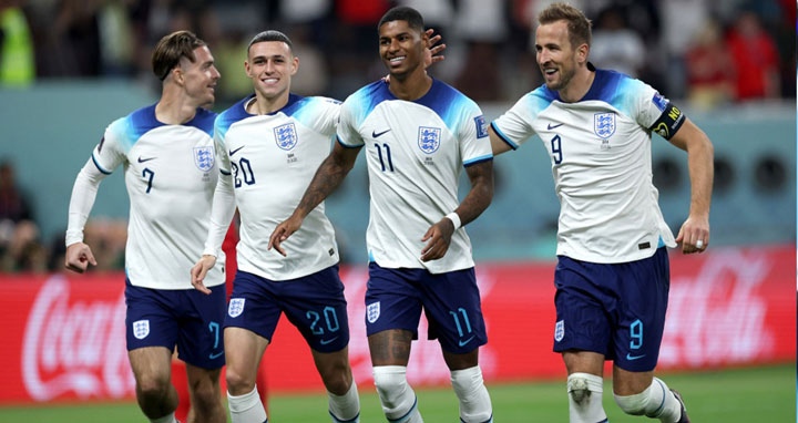সাকার হ্যাটট্রিকে ইংল্যান্ডের ৭ গোলের জয়