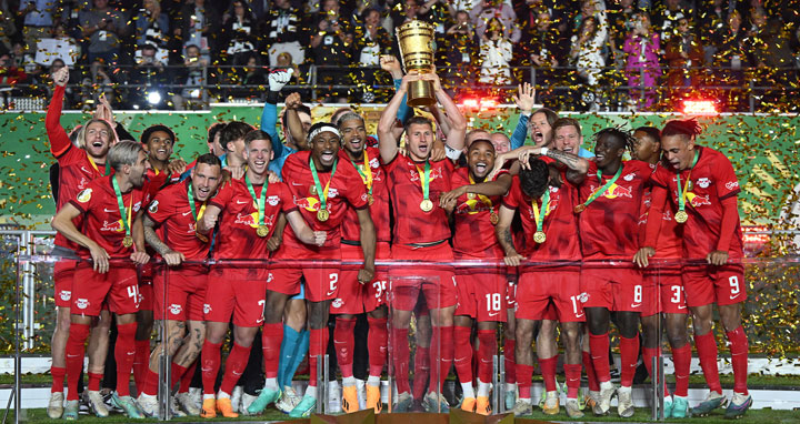 টানা দ্বিতীয় জার্মান কাপ শিরোপা জিতলো লাইপজিগ