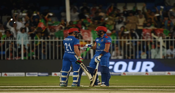 শেষদিকের ঝোড়ো ব্যাটিংয়ে লড়াকু পুঁজি পেল আফগানিস্তান