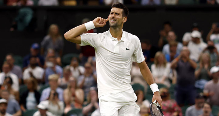 উইম্বলডনে জোকোভিচের সামনে রেকর্ডের হাতছানি