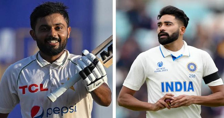 আইসিসি থেকে সুখবর পেলেন পাকিস্তানের শাকিল ও ভারতের সিরাজ