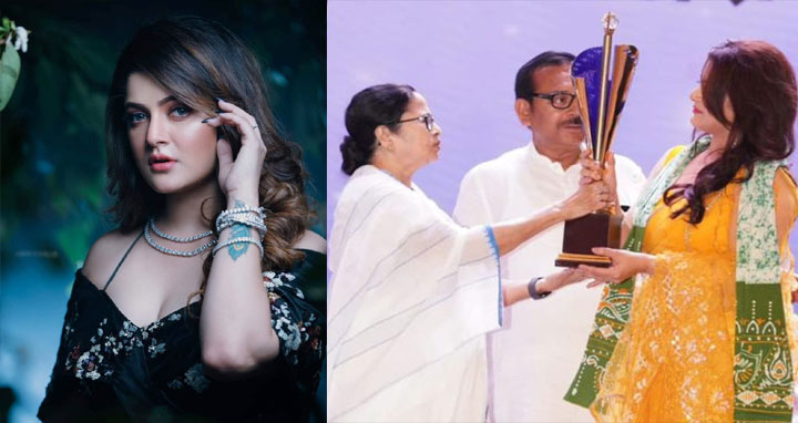 মমতার হাত থেকে পুরস্কার নিয়ে কটাক্ষের শিকার শ্রাবন্তী!