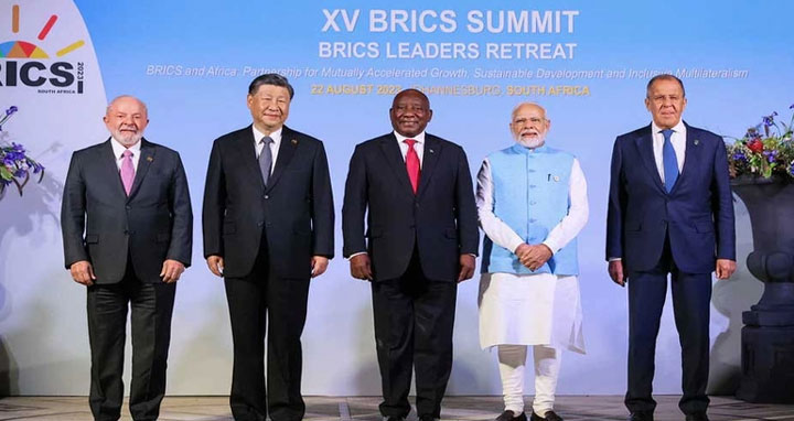 ব্রিকসের নতুন ছয় সদস্যের নাম ঘোষণা