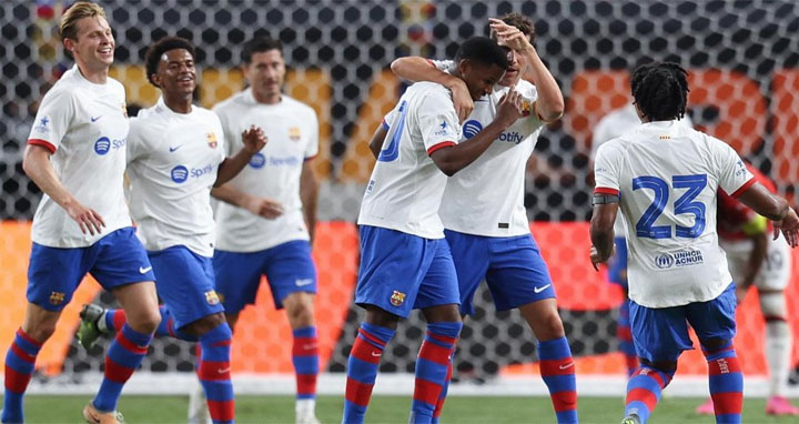 এসি মিলানকে হারিয়ে বার্সার যুক্তরাষ্ট্র সফর শেষ