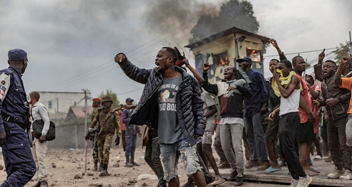 কঙ্গোয় জাতিসংঘ শান্তিরক্ষা মিশনবিরোধী বিক্ষোভে ৭ জন নিহত