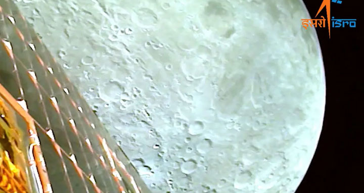 চাঁদের ছবি ও ভিডিও পাঠালো ভারতের চন্দ্রযান-৩