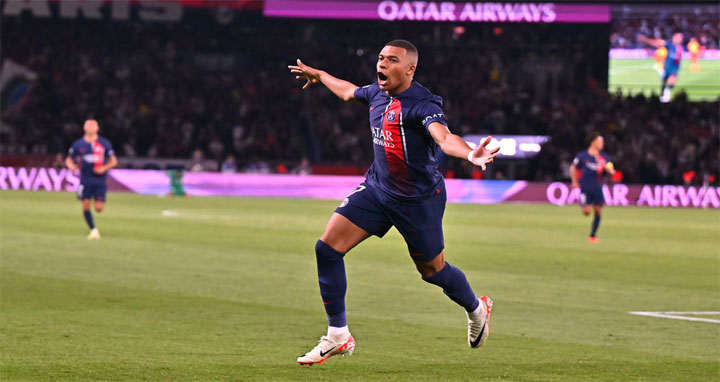 এমবাপে ম্যাজিকে পিএসজির জয়
