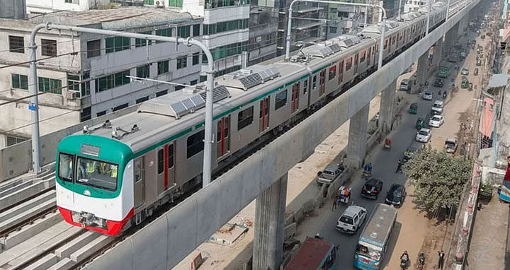 মেট্রোরেলের আগারগাঁও-মতিঝিল রুট উদ্বোধন অক্টোবরে