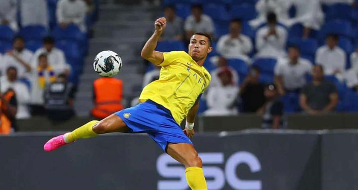 মৌসুমের প্রথম হ্যাটট্রিক রোনালদোর, নাসরের বড় জয়