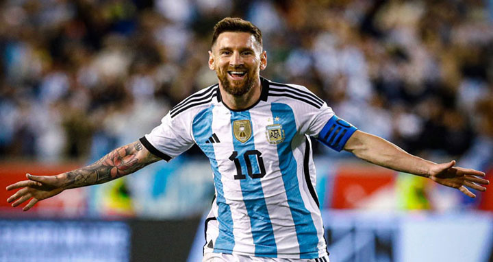 মেসির দুর্দান্ত গোলে বিশ্বচ্যাম্পিয়ন আর্জেন্টিনার জয়