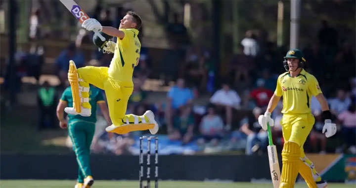 ওয়ার্নার-লাবুশেনের সেঞ্চুরিতে অস্ট্রেলিয়ার বড় জয়