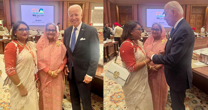 বাইডেনের সঙ্গে শেখ হাসিনার আলাপ, বাংলাদেশ সফরের আমন্ত্রণ