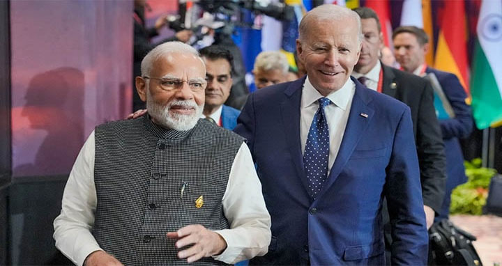 জি-২০ সম্মেলন শেষ হওয়ার আগেই দিল্লি ছাড়লেন বাইডেন