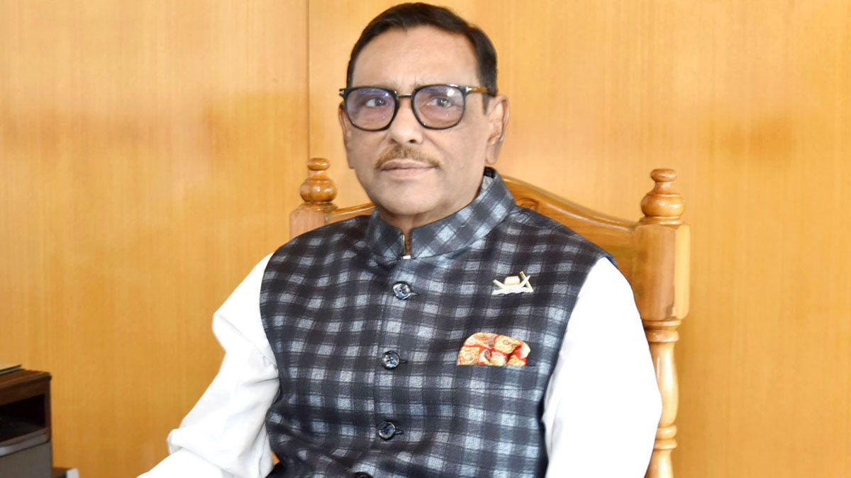 সিঙ্গাপুর গেলেন ওবায়দুল কাদের