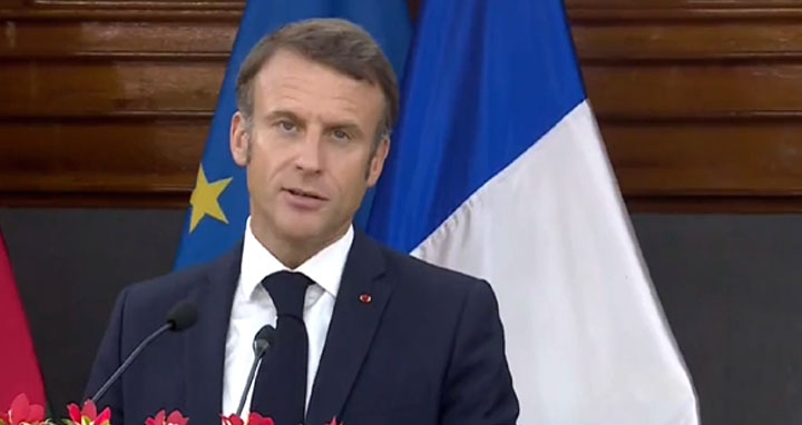 স্মার্ট বাংলাদেশ গড়তে একসঙ্গে কাজ করবে ফ্রান্স : ম্যাক্রোঁ