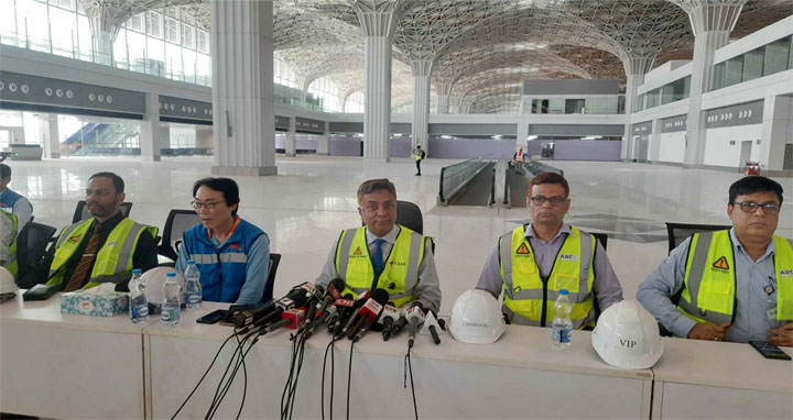 ‘শাহজালাল বিমানবন্দরের থার্ড টার্মিনালের ৮৮ শতাংশ কাজ শেষ’